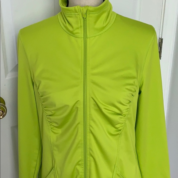 Zella Green Zip Up Size Large - Picture 5 of 8